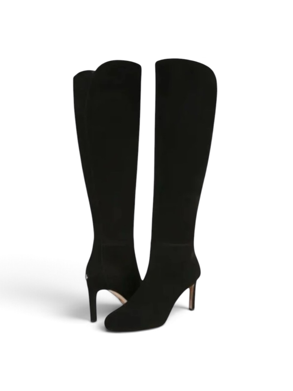 NEW Sam Edelman Shauna Knee High Suede Boot Black Sz 9
